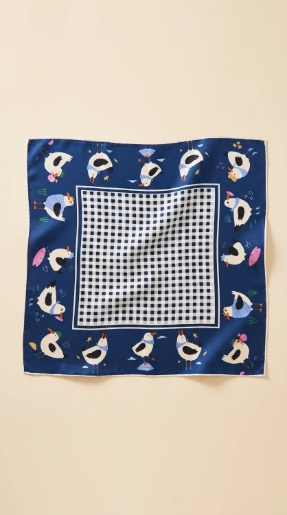 Seagull Navy apaszka kids scarf funny sea summer 2026